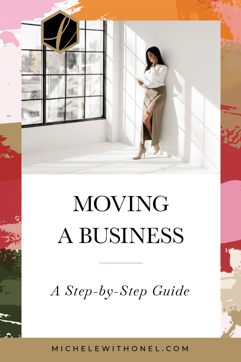 Are you relocating a business (or planning on it and need to know how)? This post is for you! Learn what it takes to move your biz to a new state in my step-by-step guide—including business relocation advice and tips on how to relocate and reopen a business. #relocating #business #branding #moving