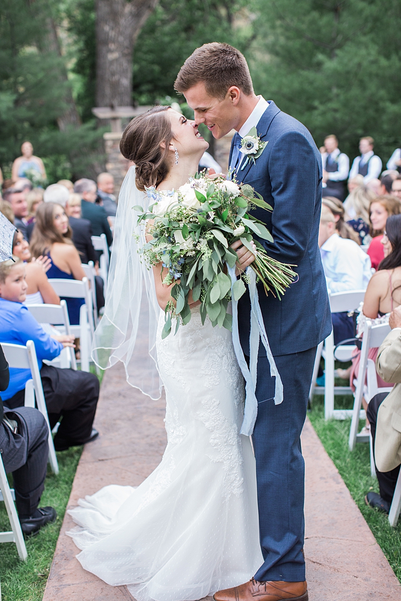 Gorgeous Dusty Blue Wedding at Wedgewood Boulder Creek
