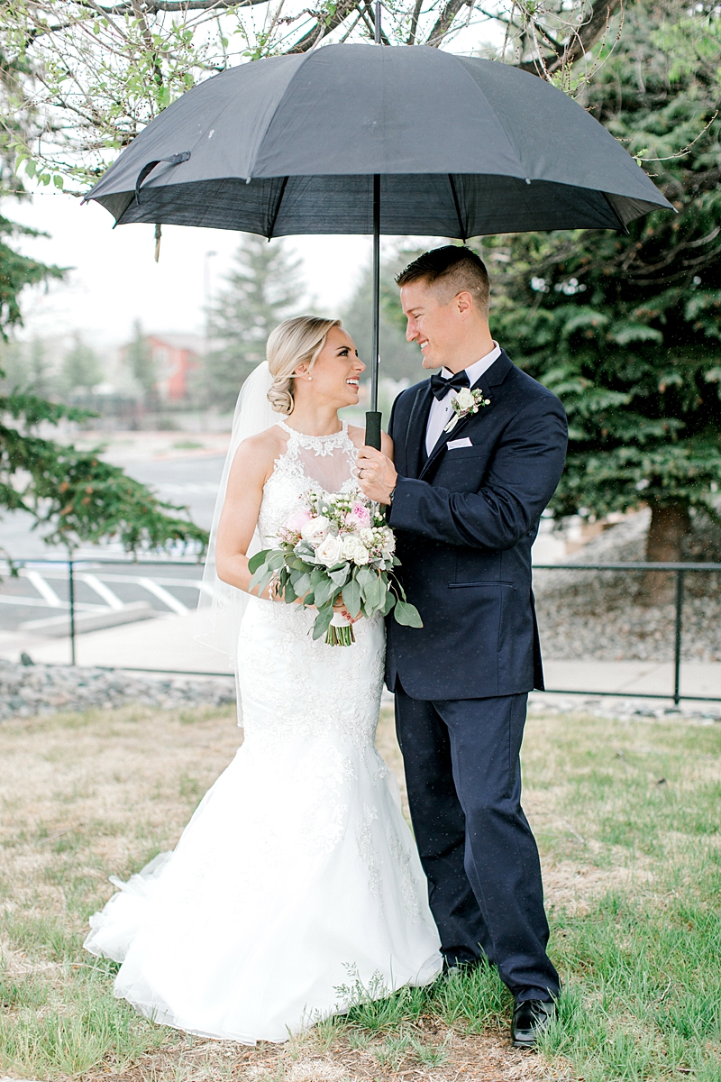 Rainy Wedding in Colorado Springs at Till Kitchen