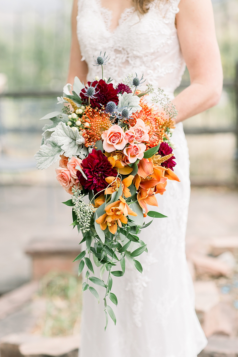 Colorful Fall Wedding at Planet Bluegrass in Lyons Colorado