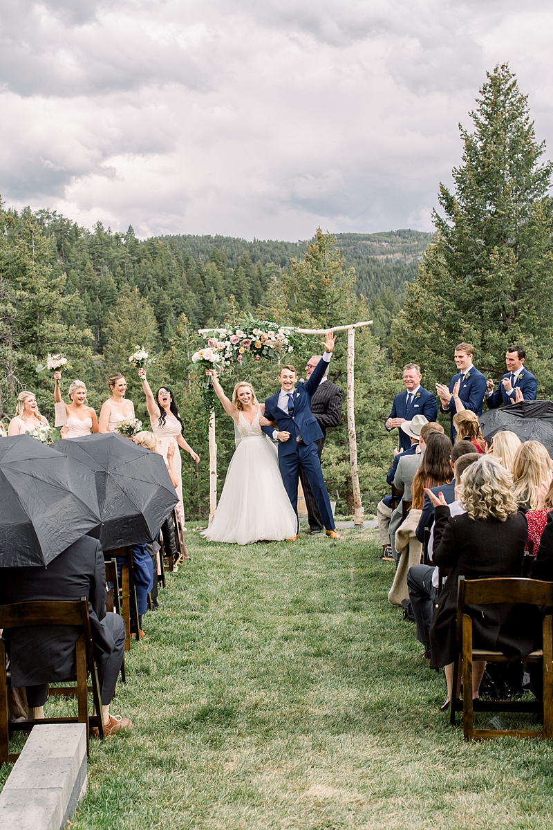 Woodlands Colorado Wedding Venue near Denver with Mountain Views