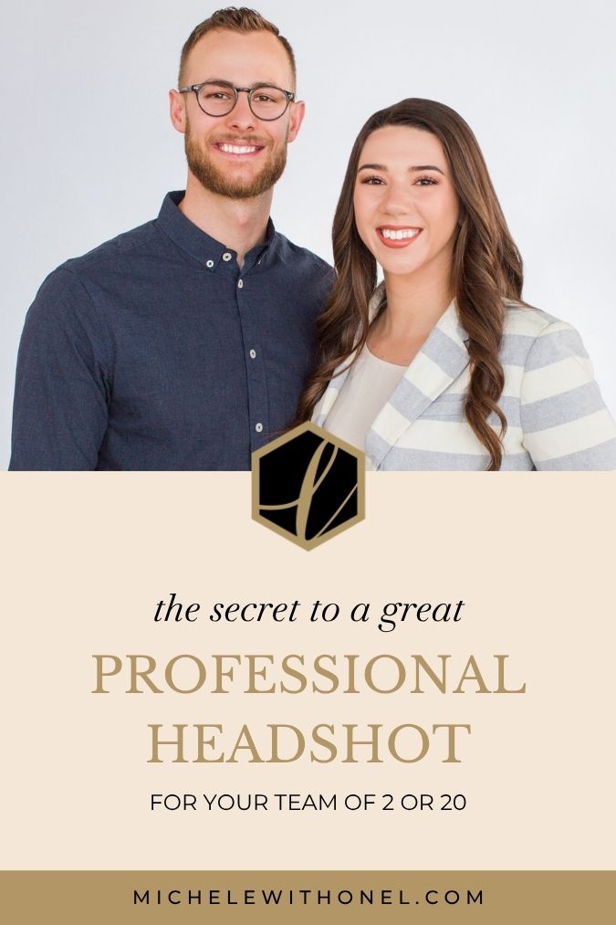 Professional headshot secrets by South Dakota photographer Michele with one L